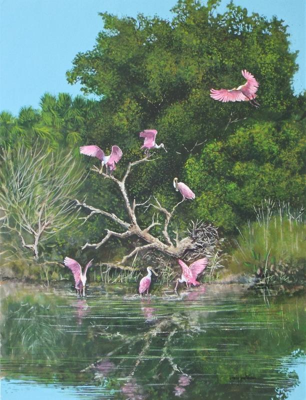 Roseate Spoonbills